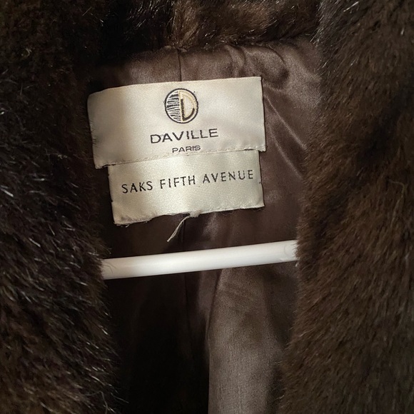 Vintage Sak’s Fifth Ave Faux fur coat - Picture 2 of 3